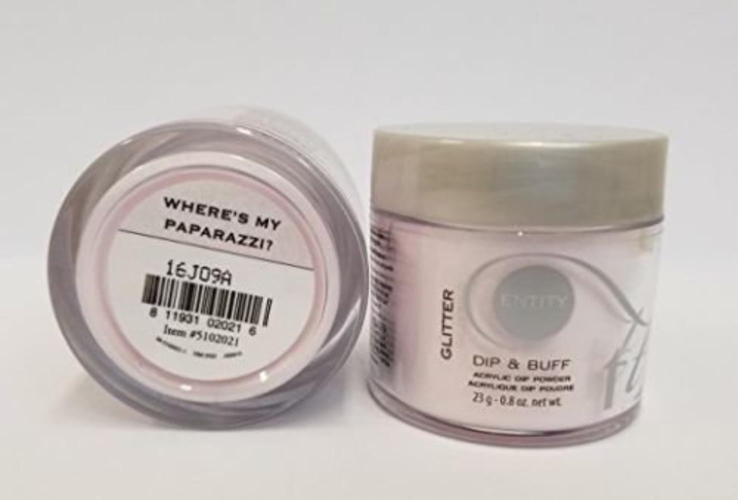 Nail Dip & Buff Powder Where's My Paparazzi 21 Glitter, Entity Nail