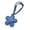 Grey Blue, variant on Leather Flower Pendant, Cherry Blossom Keychain Cotton Filled Cute Floral Bag Charm Floral Hanging Pendant Bag Car Accessories