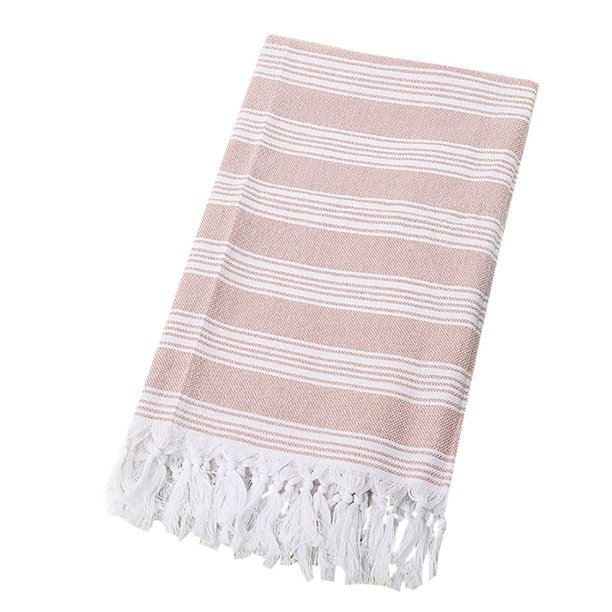 Turkish Cotton Bath Beach Spa Sauna Yoga Fringed Jacquard Towel