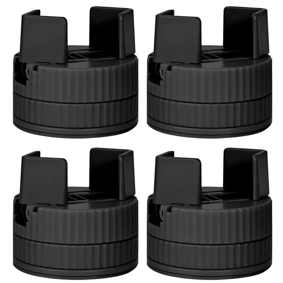 4 PCS Adjustable Bed Risers, Height & Width Expandable Furniture Lifts for Desk, Sofa, Chair, Table Legs, Anti-Slip Noise Reduction Pads for Floor Cleaning Clearance, Support 1100 Lbs