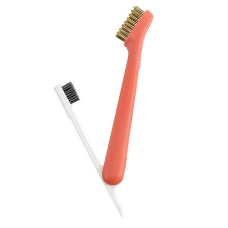 

3 In 1 Stove Cleaning Brush with Scraper Foldable Multifunctional Crevice Brush Home Kitchen with Scraper Foldable Multifunctional Crevice Brush Practical Kitchen Cleaning Gadgets Not Orange Red