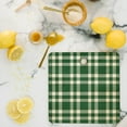thumbnail image 2 of Society6 Lisa Argyropoulos Cheery Checks Pine Square Cutting Board, 2 of 2