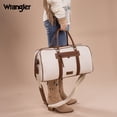 thumbnail image 4 of Wrangler Travel Duffel Bag Large Capacity Leather Luggage Bag for Women Stylish and Durable Travel Bag, Beige, 4 of 6