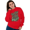 thumbnail image 3 of Xmas Joy Spirit Birth Of Jesus Christ Women Crewneck Sweatshirt Brisco Brands X, 3 of 6