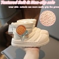 thumbnail image 4 of Cyiecw Winter Boys Girls Snow Boots Waterproof Anti-slip Cotton Shoes Warm Padded Short Boots Candy Winter Boots, 4 of 7
