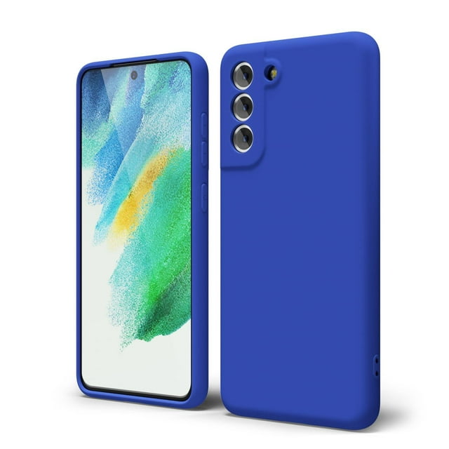 oakxco - Funda de silicona líquida para Samsung Galaxy S21 FE 5G, bonita funda delgada de goma suave