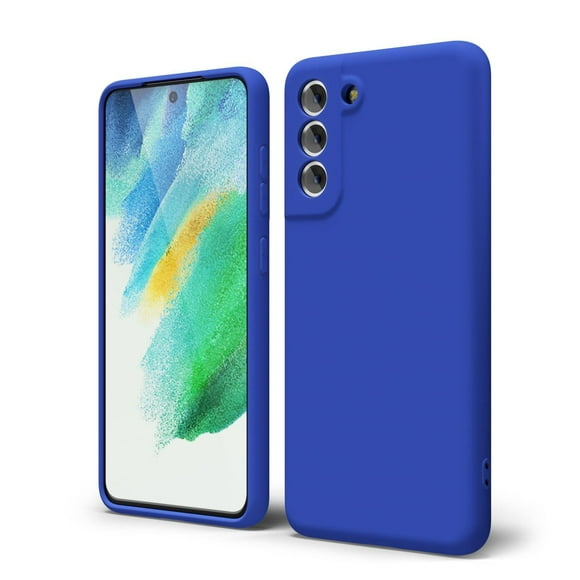 oakxco - Funda de silicona líquida para Samsung Galaxy S21 FE 5G, bonita funda delgada de goma suave