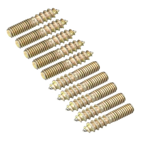 

M4x20mm Hanger Bolts 48 Pack Double Ended Thread Dowel Screws for Wood Furniture