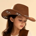 thumbnail image 4 of Kids Girls Boys Bling Rhinestone Western Cowgirl Hat Sparkly Star Disco Cowboy Hat,One Size, 4 of 4