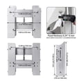 thumbnail image 2 of Winibo 4" Adjustable Outboard Motor Jack Plate, Setback Aluminum Jack Plate for Boat Steering System (JP5400C), 2 of 8