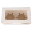 thumbnail image 1 of MesaSe 10Pcs Clear Windowed Cupcake Boxes with Removable Tray for 2/4/6 Cups Cake, 1 of 9