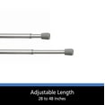 Mainstays 2848 in. Adjustable Spring Tension Curtain Rod, 7/16 in