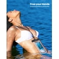 thumbnail image 4 of Funda impermeable para teléfono Lamicall, paquete de 2, IPX8 para iPhone, 4 of 7