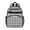 Black And White-1, variant on Black and White Checkerboard Checkered Pattern Backpack for School,Cute School Bag,Schoolbag with Adjustable Shoulder Straps & Padded Back,15.25"x11.5"x5.25"