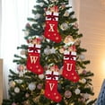 thumbnail image 3 of XINGXIANG Large Christmas Stocking - Personalized Embroidered Letter Holiday Sock for Mantel Decor,,Christmas Decorations U, 3 of 3