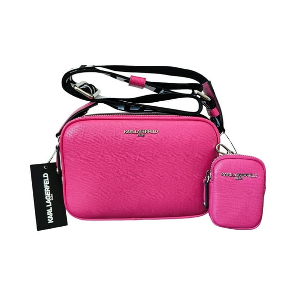 KARL LAGERFELD PARIS Maybelle Crossbody Bag in Fuchia Pink