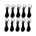 thumbnail image 1 of Wosthever Llavero de acero inoxidable de 10 piezas, llavero portátil de decoración, llavero de moda, llaves, carrito de la compra, monedero Artesanía Negro, 1 of 6