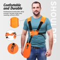 thumbnail image 2 of Recortadora Slingshot - Recortadora de arnés de doble hombro con cinturón ajustable de nailon duradero para desbrozadora o jardinería (para Stihl Fs, Km Series Trimmer) brillar Electrónica, 2 of 5