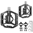 thumbnail image 1 of MTB Pedal with Dual Platform Multi-Use Cycling Pedals with Cleats Replacement For SPD Mountain Bicycle, 1 of 8