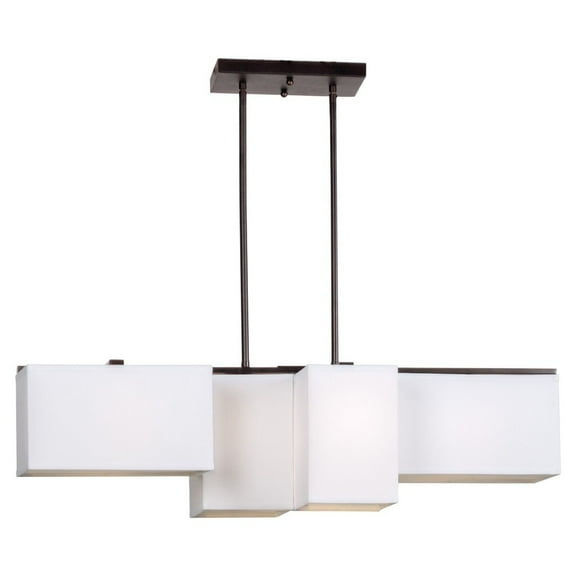 Forte Lighting - Greta - 4 Light Island Pendant-10 Inches Tall and 11 Inches