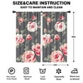 thumbnail image 2 of Blackout Kids Curtains,Pioneer Flower Floral Print Pattern Childrens Insulated Curtains Set Of 2,Bedroom Essentials,Toddler Room Decor 42"x84", 2 of 5