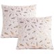 thumbnail image 1 of Funda De Almohada De Felpa De Plumas, Cojín De Piel Dorada, Funda De Cojín Para Sofá Sofá Casa Cama Oficina Deco, 43 X 43 Cm Ormromra MZQ-0582-3, 1 of 7