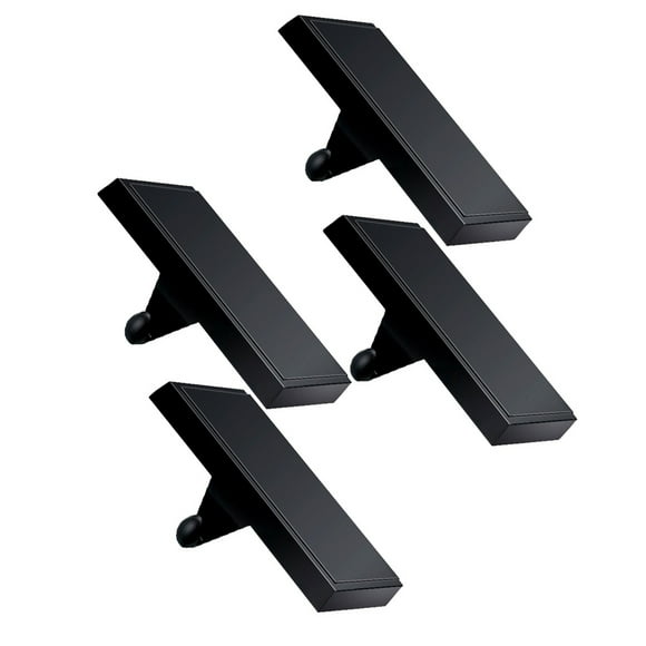 Xingzhi 4PCS Christmas Stocking Holder For Mantle Stocking Holder Holder BLACK
