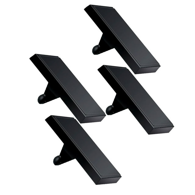 Xingzhi 4PCS Christmas Stocking Holder For Mantle Stocking Holder Holder BLACK
