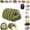 Corduroy-Green, variant on Removable and Washable Winter Closed-Off Cat Bed, Cutypet Winter Cave Warm Foldable Pet Nest for Indoor Cats & Small Dogs, Soft Plush Enclosed Pet House for Sleeping and Resting