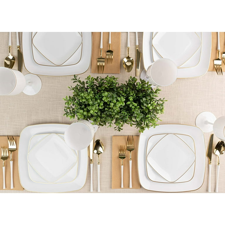 plastic dinnerware 16 inch dinner plates