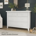 thumbnail image 2 of Dream On Me Maple Double Dresser, White, 2 of 6