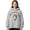 Grey, variant on AURORADY Pet Pouch Hoodie for Women Men Oversized Sweatshirt with Zipper Pocket Cat Dog Carrier Pullover Top