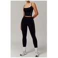 thumbnail image 3 of PISONIC Womens Workout Sets Two Piece Spaghetti Straps Tank Top Matching High Waist Leggings Gym Work Out Outfits with Pockets, 3 of 9