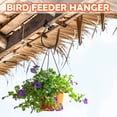 thumbnail image 4 of Butterfly Bird Feeder Hanger S-type Bird Feeder Hook Hummingbird Metal Hanger, 4 of 6