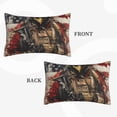 thumbnail image 2 of Balery Bald Eagle Soldier Bedding Queen Pillow Cases - Envelope Closure - Soft Brushed Microfiber Fabric - Shrinkage and Fade Resistant Pillow Cases-14"x20", 2 of 6