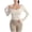 White, variant on Womens Athletic Tops Women's Sports Wear with Breathable Yoga Top for Women — Long Sleeve Performance Activewear with Removable Lite Pad for Comfort and Mobility Brown XL