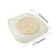 thumbnail image 3 of Floral Office Chair Cushion, Cotton Seat Pad for Long Sitting, Non-Slip Thin Cushion, Scandinavian Modern Design, Ergonomic Support, Perfect for Desk, Gaming, Dining, Home & Office, 3 of 6