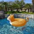 thumbnail image 2 of Balsa inflable GoFloats Meowzers the Cat Party Tube para todos, 2 of 7