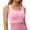 Pink, variant on Womens Camisole Tank Tops Sports Bra Women Straps Bralette Bras Gym Fitness Push Up Crop Top Yoga No Underwire Backless Open Back Bra For Running Jogging Gymnastics(Pink L)