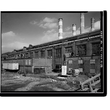 Historic Print, Navy Yard, General Foundry, Navy Yard Annex, Washington, District of Columbia, DC - 28, 16" x 20"