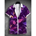thumbnail image 4 of Camisa de verano para hombre, estampado gráfico 3D de plantas tropicales, camisetas de moda, camisetas de manga corta, ropa de calle, camisas hawaianas casuales holgadas, 4 of 4