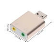 thumbnail image 2 of Stereo Adapter Usb Audio Interface Usb 3.5mm Jack Audio Adapter USB Audio Adapter Laptop, 2 of 3