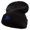 Black, variant on Number 1 Quality Sign Embroidered Big Size Acrylic Long Beanie - Black XL-3XL