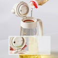 thumbnail image 7 of Glass Oil Pot, Automatic Opening and Closing Gravity Oil Bottle, Large Capacity 22 Oz, for Kitchen Countertop and Dining Table, Glass Seasoning Bottle, by FAJHHA, 7 of 7