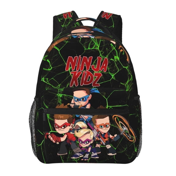 Ninja Kidz Backpack Lightweight Bookbag Casual Daypack For Women Men Travel Laptop Bag Multifunctional Bag