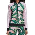 thumbnail image 2 of adidas Originals Women's Farm Superstar Tracktop, Green/Pink, XS, 2 of 4