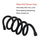 thumbnail image 4 of EeaseMX Manguera de ducha flexible de PVC negro mate de 1,5 m, antienrollamiento, accesorios para ducha de baño, tubos a prueba de explosiones para cabezal de ducha., 4 of 7