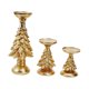 thumbnail image 5 of 3x Candelabros para árboles de Navidad Candelabros para velas de té Esculturas Candelabros para sala de estar Chimenea Escritorio Oro, 5 of 8