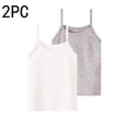 thumbnail image 4 of FSYBOA Girls Knitted Tank Tops, Breathable Casual 2 Piece Sleeveless Kids Summer Shirts White Size 12-13 T, 4 of 5