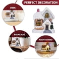 thumbnail image 2 of Christmas Lighted House Resin Decoration for Decor Christmas Gift Figurine, 2 of 5